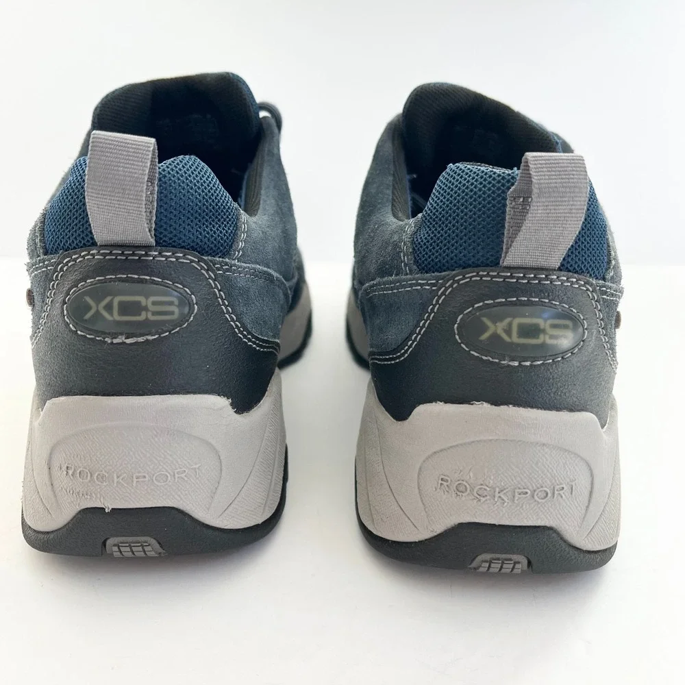 ROCKPORT XCS Riggs Mens Sneaker Walking Shoe Size 10.5 US Navy Blue Suede C16304